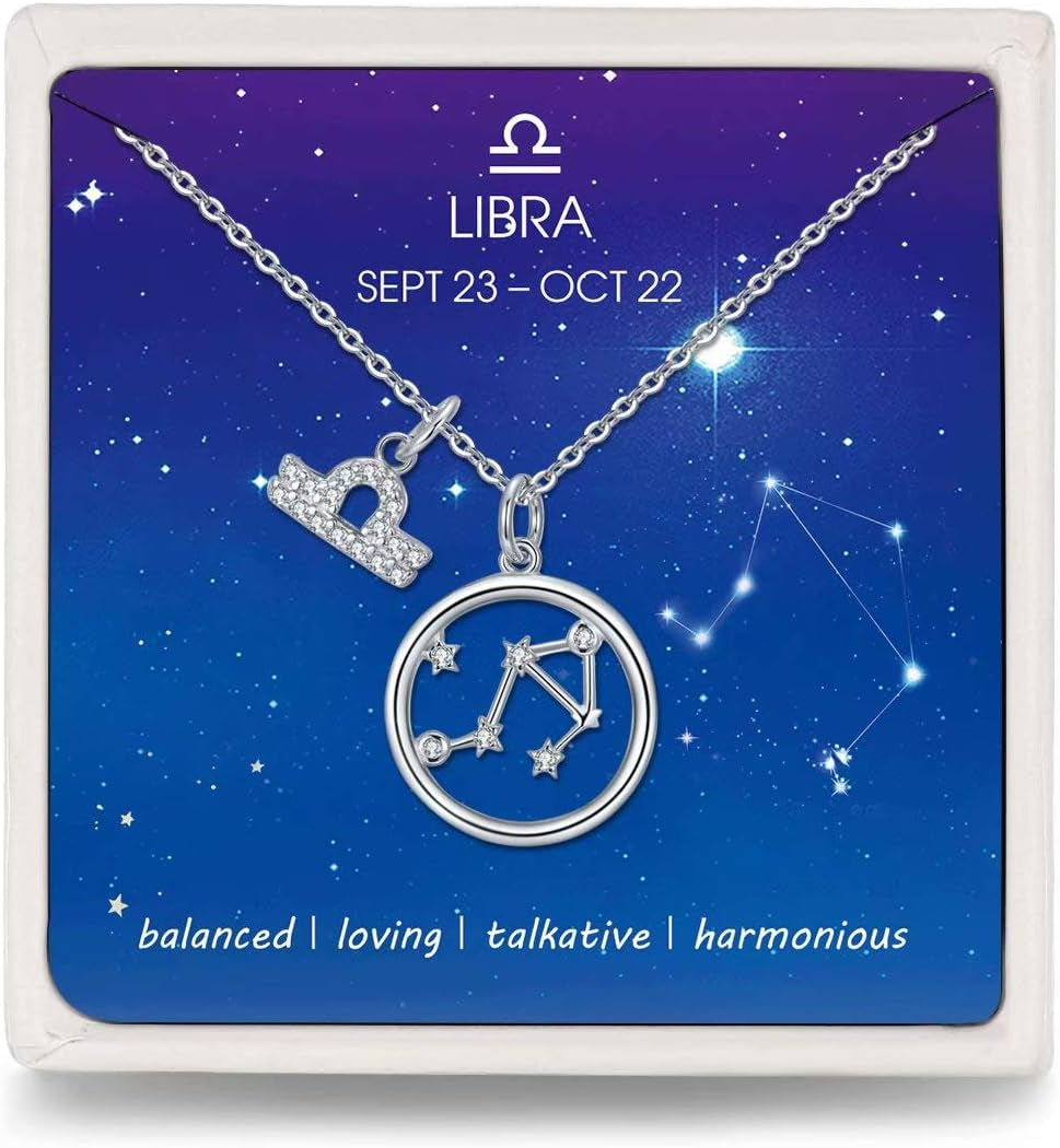 2pc Zodiac Necklace