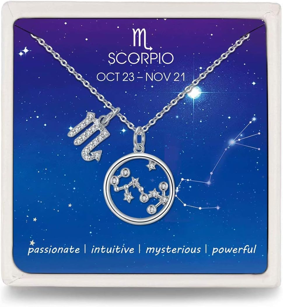 2pc Zodiac Necklace