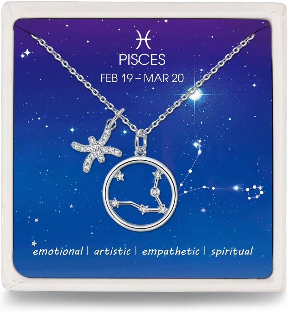 2pc Zodiac Necklace