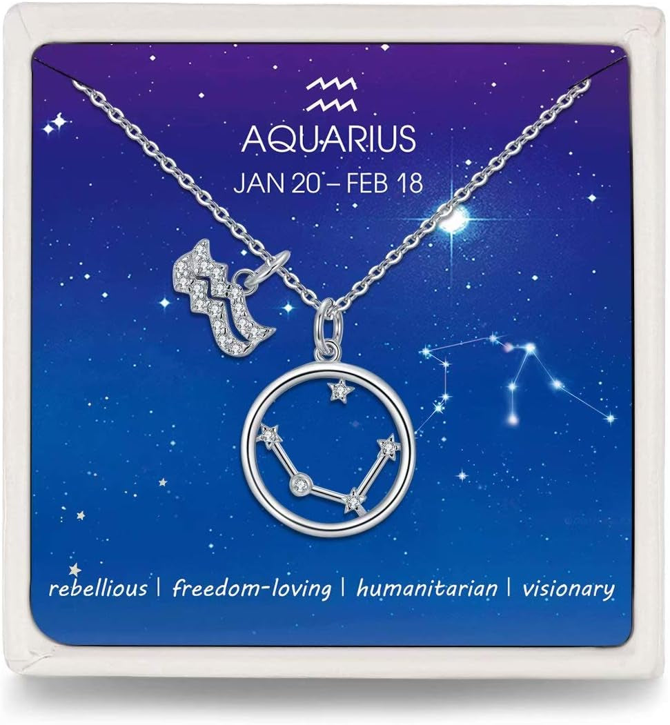 2pc Zodiac Necklace