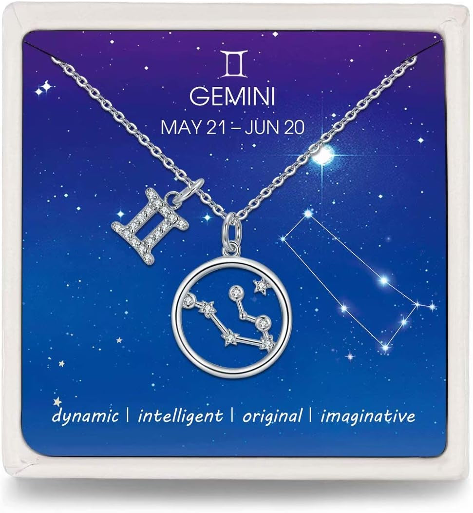 2pc Zodiac Necklace